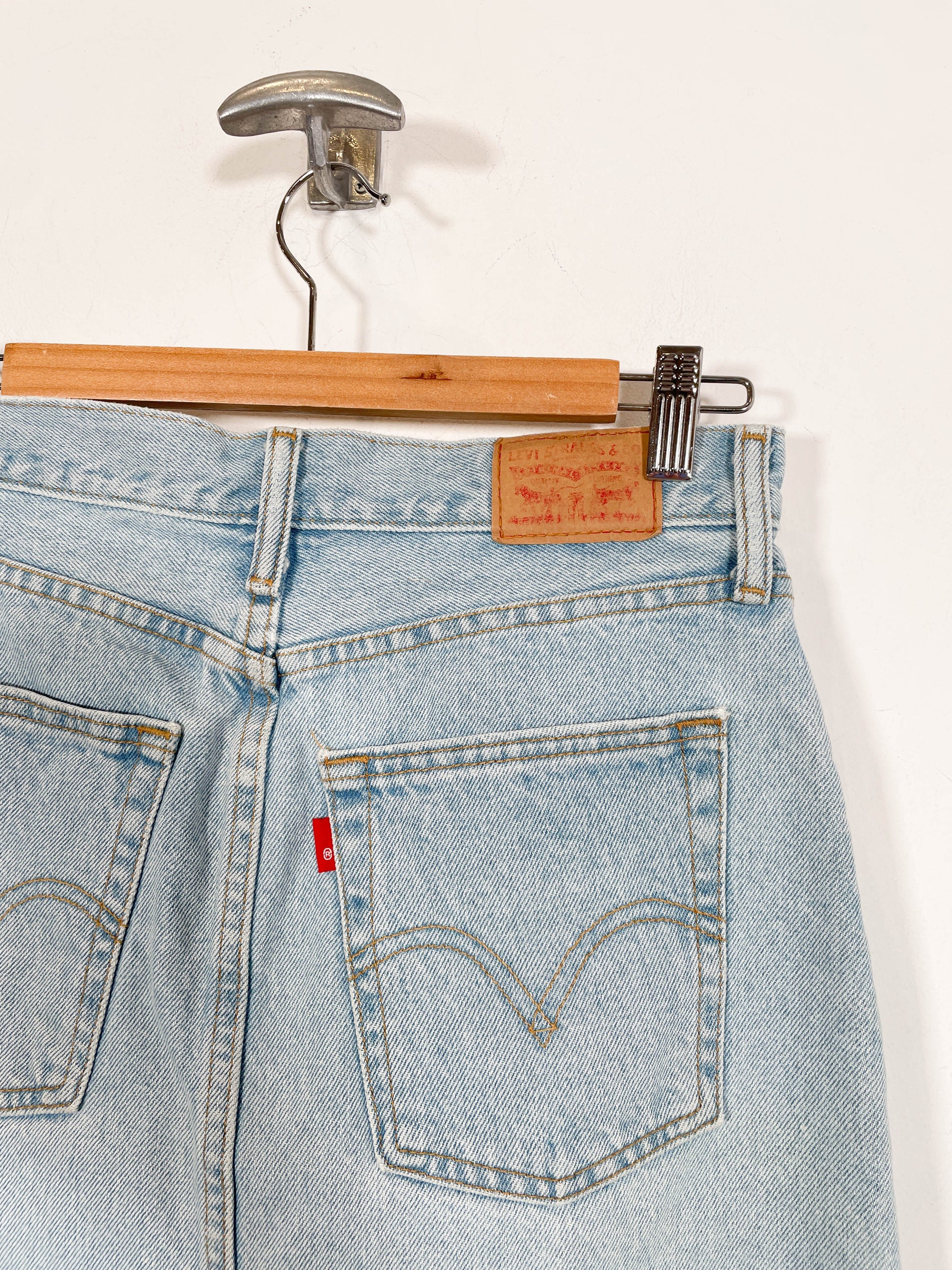 Minifalda vaquera Levi's - Talla 38 - Caramelo Vintage