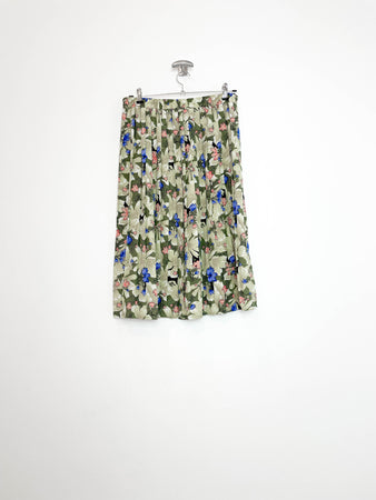 Falda plisada Zomera - Talla 38/40 - Caramelo Vintage