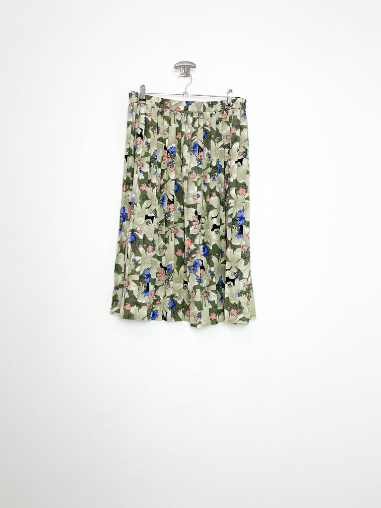 Falda plisada Zomera - Talla 38/40 - Caramelo Vintage