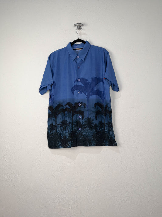 Camisa Palmeras - Talla M - Caramelo Vintage
